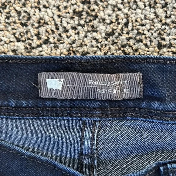 Levi 512 Skinny Leg Perfectly Slimming Jeans - Picture 2 of 10